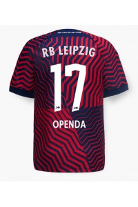 Fotbalové Dres RB Leipzig Lois Openda #17 Venkovní Oblečení 2023-24 Krátký Rukáv